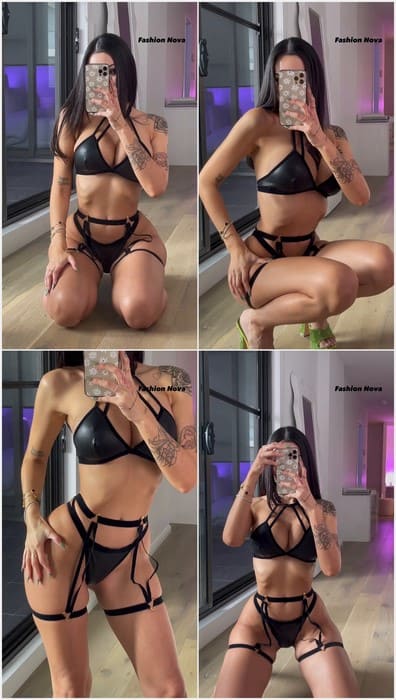 Annelese Milton onlyfans full video leaked. OF star Annelese in sexy black lingerie and showing her pussy lips. Hot!