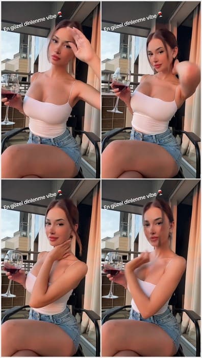 Su Yeloglu onlyfans sexy girl on leaked full video. Perfect Turkish Instagram star Su Yeloglu waiting her BF for sex.