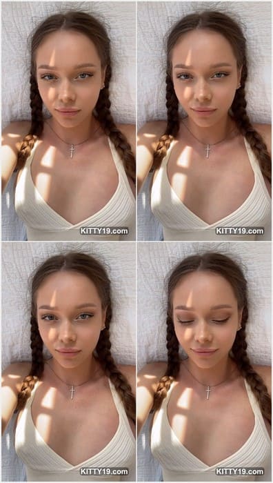 Kate Kuray nude sexy girl with incredible tits and face. Her Russian slavic face and beauty tits need your dick for cumshot on them!