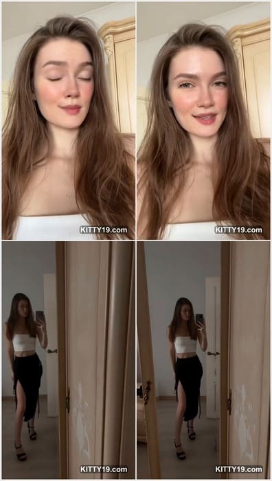 Mirari sexy brunette model with beauty face and sexy mouth. Her young mouth need sucking penis everyday! 100%