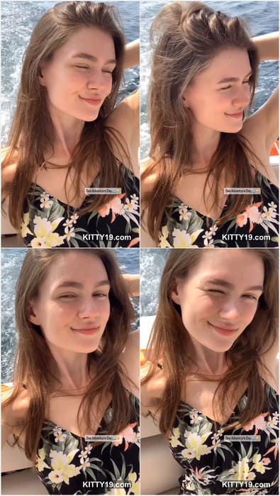 Mirari hot and sexy girl on yacht with her boyfriend. After ridding she will be ride on dick so hard and fast! Beauty slut!