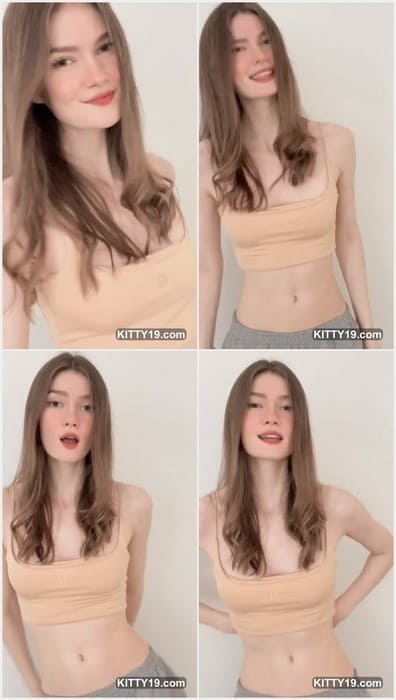 Mirari ass and sexy tits show in tight t-short without bra. Her titty need your cumshot! Can you fuck her tits hard?