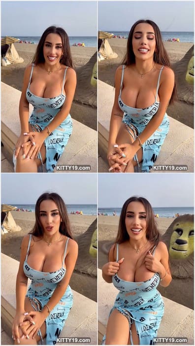 Anitamist21 onlyfans girl in tight dress posing and showing her tits without bra. Suck her nipples buddy and fuck her ass!