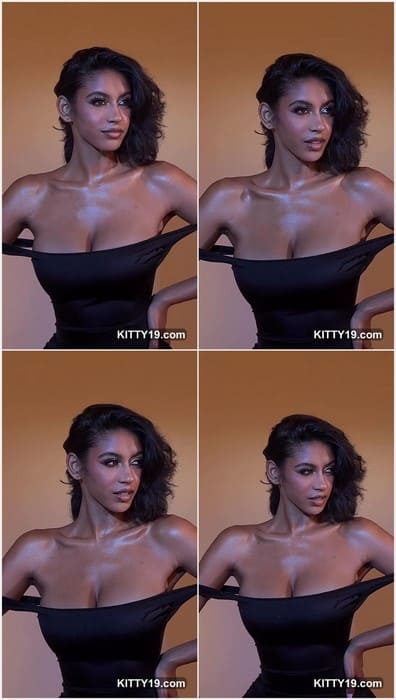 Briana Smith model nude posing wihout lingerie and bra, only sexy black dress. Take off her dress and fuck her tight amazing pussy!