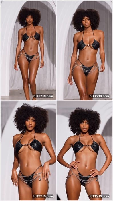 Briana Smith naked hot black model posing in sexy black bikini and need ridding on dick. After she loves rimming. Yeah.