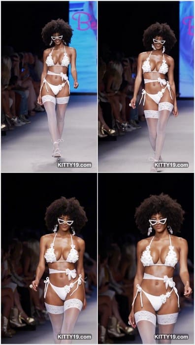 Briana Smith topless show in sexy white bikini. Her body so amazing. Black girl with pink sexy pussy! AMAZING!