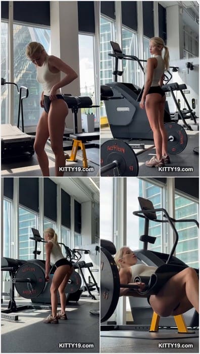 Bruletova onlyfans hot model in sexy short pants posing in gym. Her ass and legs so hot and amazing. She loves footjob and rimming.