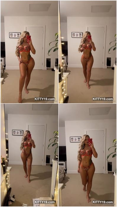 Emilieraex sextape blonde lover. She is posing in red lingerie. Download it leaked video now! Can you cum on tits for her?