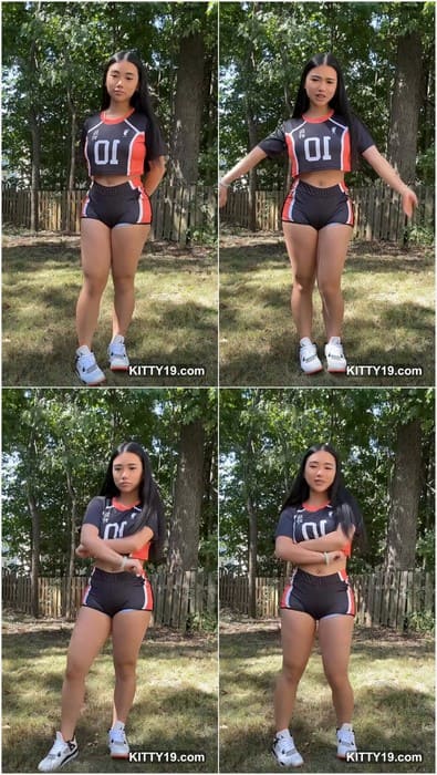Joy Mei of leaks in tight pants. Beauty brunette and asian onlyfans model on full leaked video! Download it and enjoy.