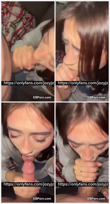 Jozlyninman leaked video with incredible blowjob sextape action. Her beauty small mouth get big white dick and cum. Download it.