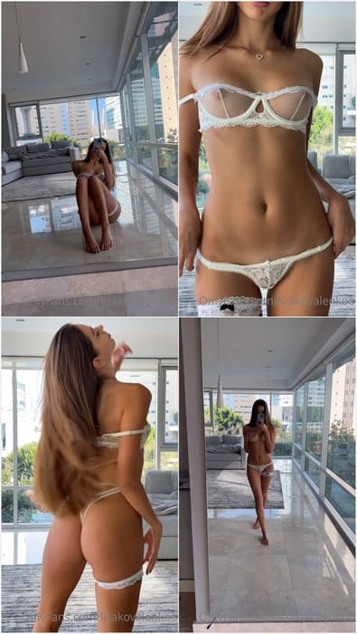 Liza Kovalenko pussy in hot wet panties and walking for sex now. Wow, she is cowgirl and anal sex lover! Download it now.