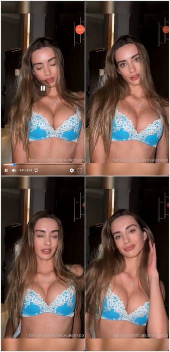 Liza Kovalenko leaked video with her beauty boobs and pussy in sexy tight panties. Download it leaked video now!