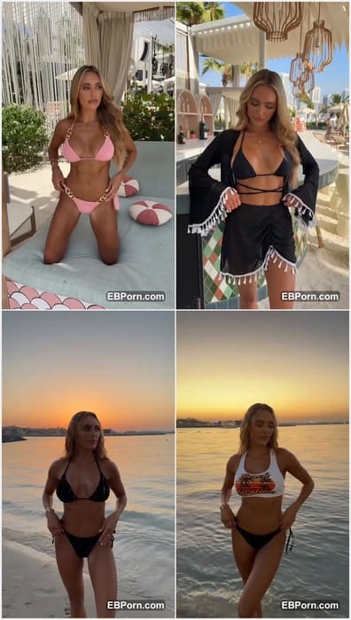 Amberturnerx leak video with her blue sexy bikini. Absolutly hot and nice blonde tiktok star on leaked video! Download it.