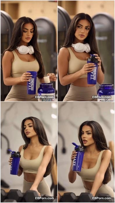 Aneeqa Farid instagram fitness star with amazing fit ass and natural sexy boobs. Download our small leaked video for free.
