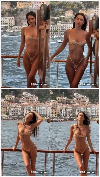 Guadalupe Diagosti leaked bikini video from Italy on the yacht. Sexy and cute girl with perfect face lips waiting your balls!