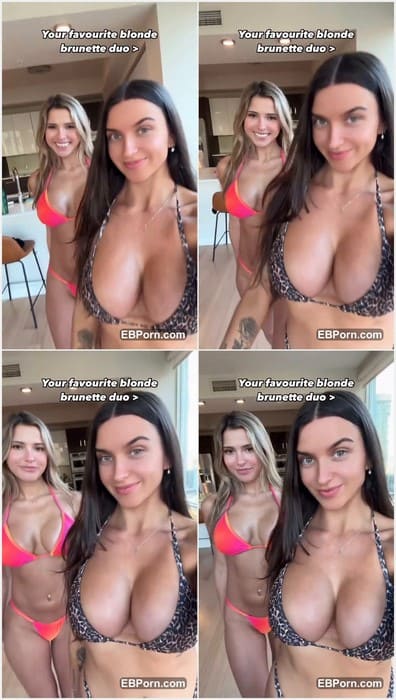 Hailey Schubert onlyfans leak video with her beauty blonde pornstar and slut. Two hot escort model with adorable big tits on leak.
