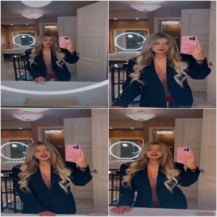 Zolotova pussy nude and tits without bra on full leak video from her Onlyfans private page. Popular model from Minsk.