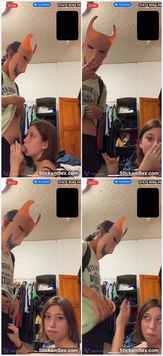 Snapchat porn video with blowjob sextape action. Legal couple fucks on video and girlfriend sucking cock for her first time! Enjoy!