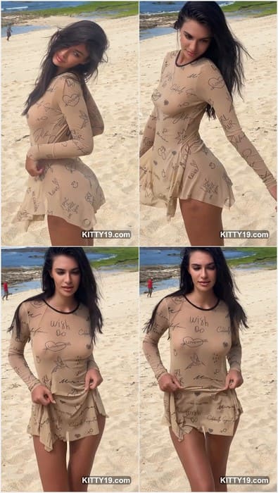 Alina Zhytielieva nude rare leak video with naked titty nipples and she need takeoff her dress and show her pussy without vagina