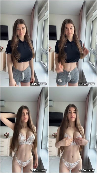 Marichka Glory naked babe posing and showing her perfect college body and boobs for fans. Guys, Marichka super pretty girl!